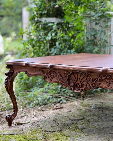 Louis XV centre table with dramatic cockle