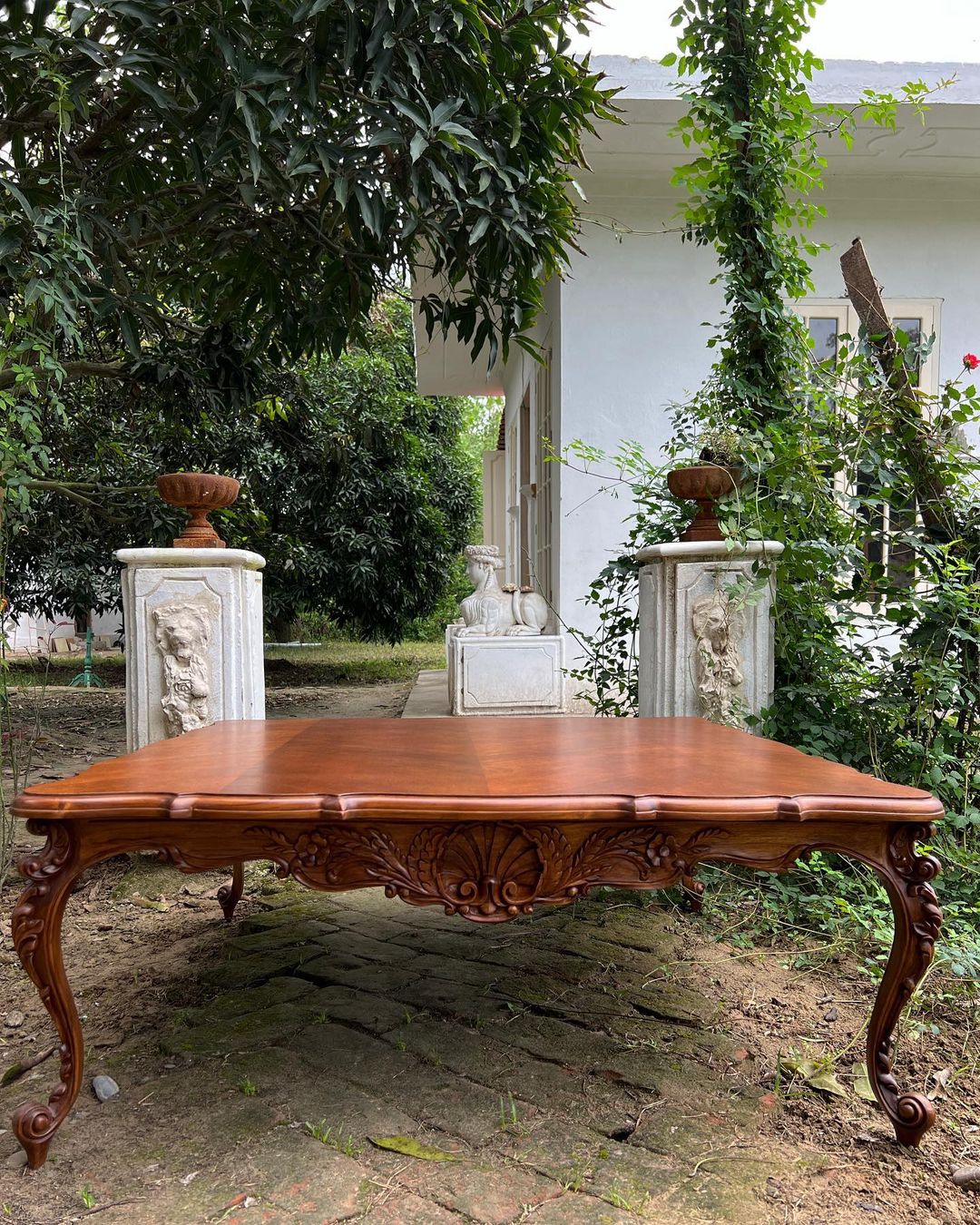 Louis XV centre table with dramatic cockle