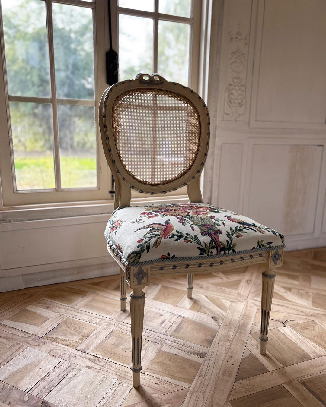 Louis XVI cane back chairs