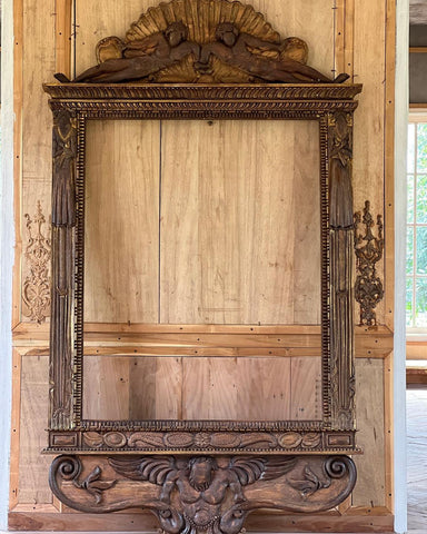 Aedicula frame with Renaissance motifs