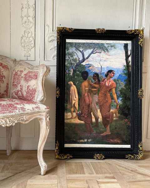 Elegant frame in Louis XV