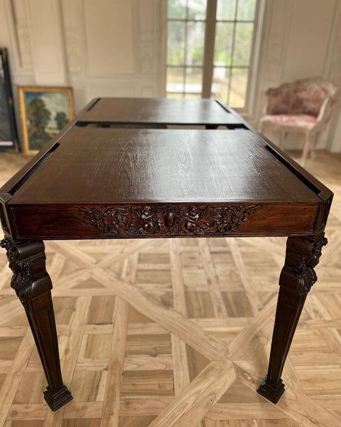 Dining table with caryatids