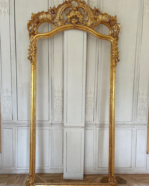 Rococo-style frame with scrolls
