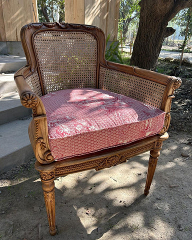 Wicker Louis XVI chair