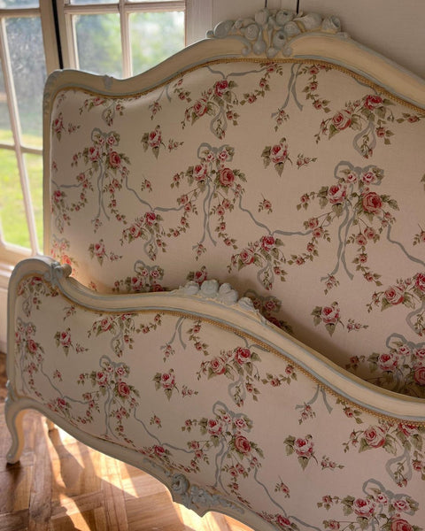 Louis XV upholstered bed