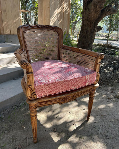 Wicker Louis XVI chair~