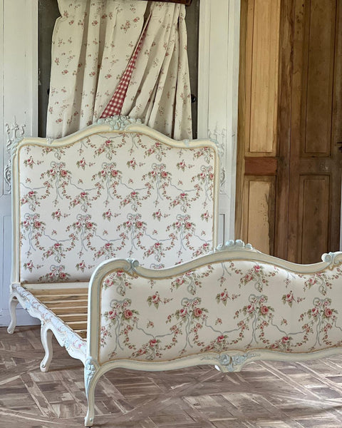 Louis XV upholstered bed