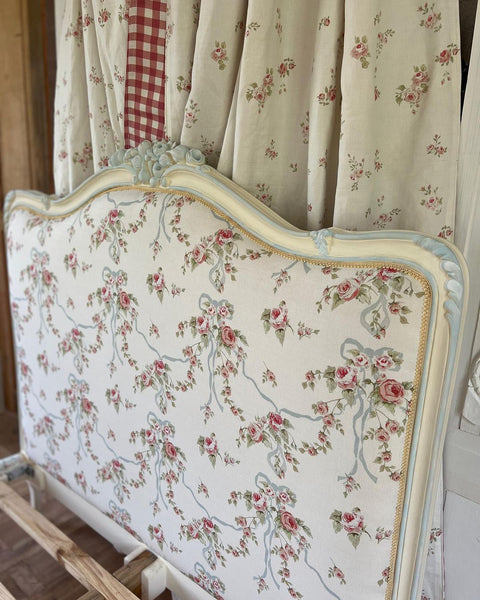 Louis XV upholstered bed