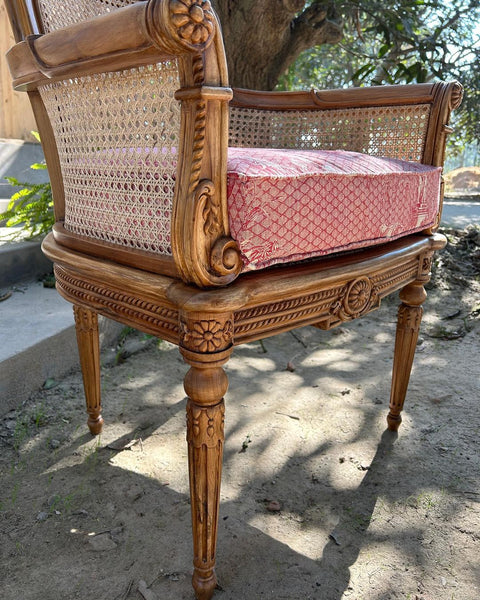 Wicker Louis XVI chair~