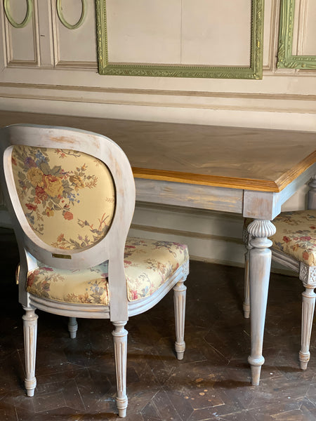 Refectory style dining table