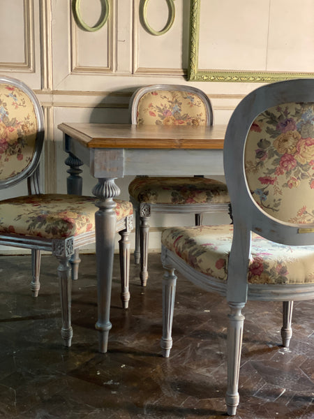 Refectory style dining table