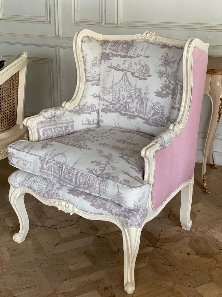Transitional wingback chair deals