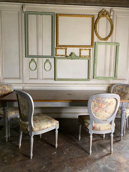 Refectory style dining table