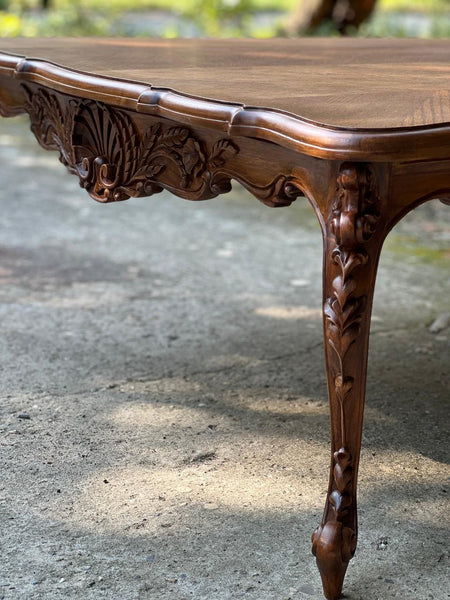 Louis XV centre table with dramatic cockle