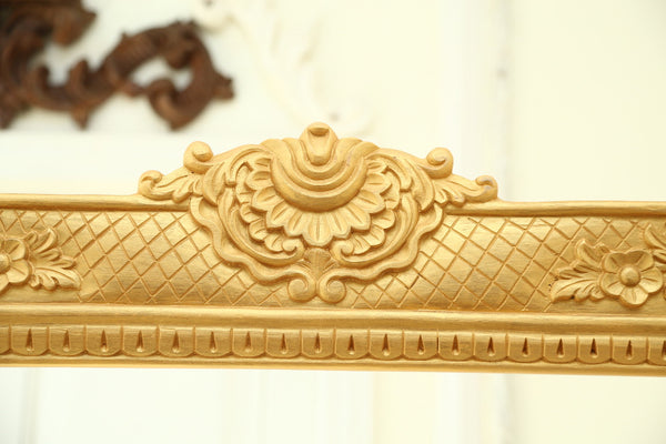 Frame of oversized proportions and rococo elements inspired by Louis XV
