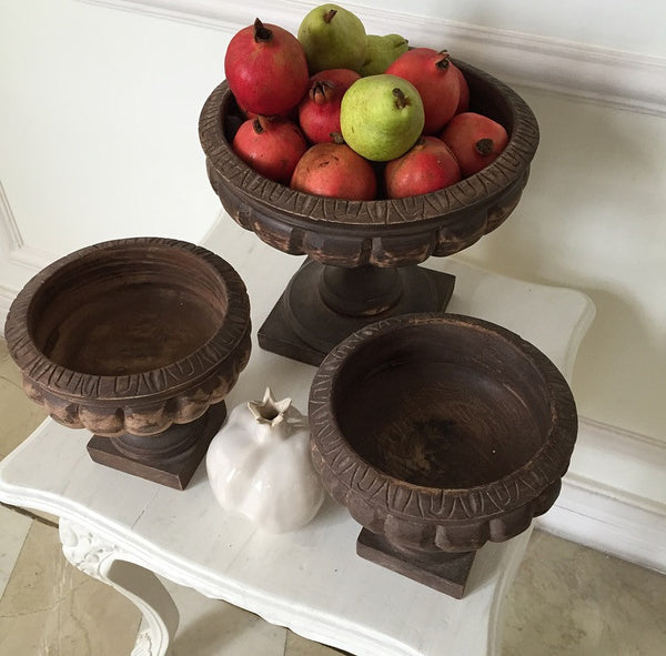 Renaissance inspired French urns