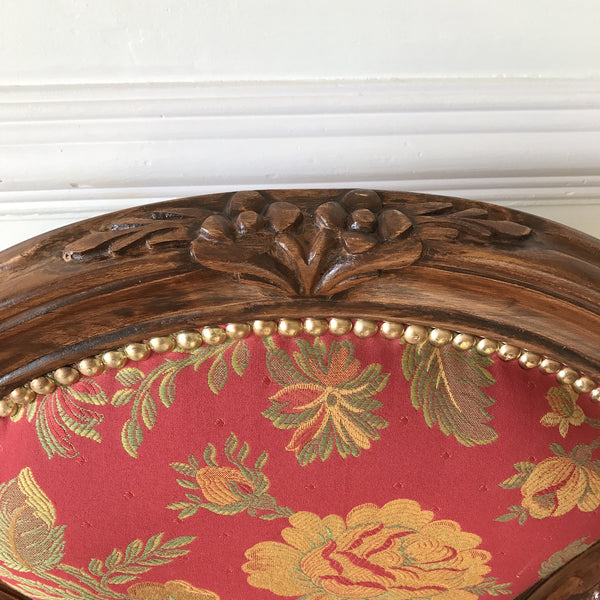 Chair iconised by Louis XV, small side chair