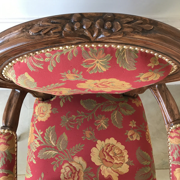 Chair iconised by Louis XV, small side chair