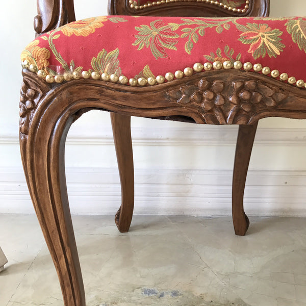 Chair iconised by Louis XV, small side chair