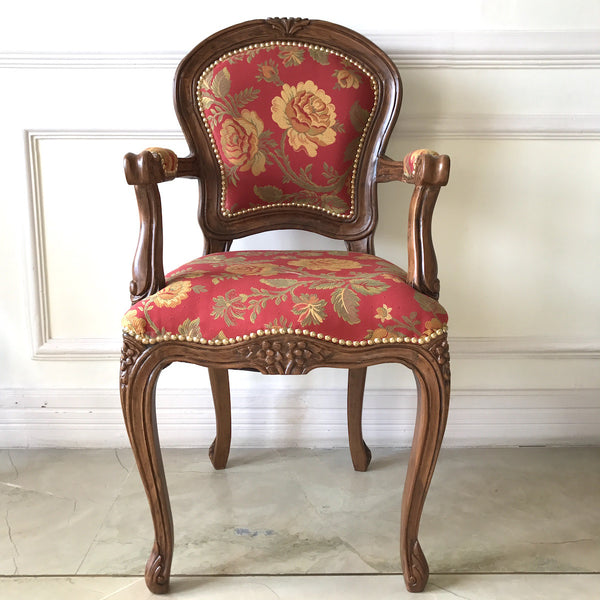 Chair iconised by Louis XV, small side chair
