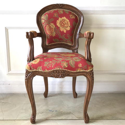 Chair iconised by Louis XV, small side chair