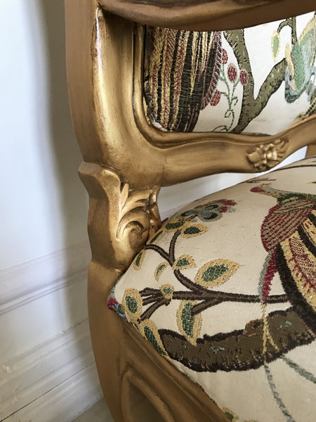 Chair inspired by Louis XV fauteuil