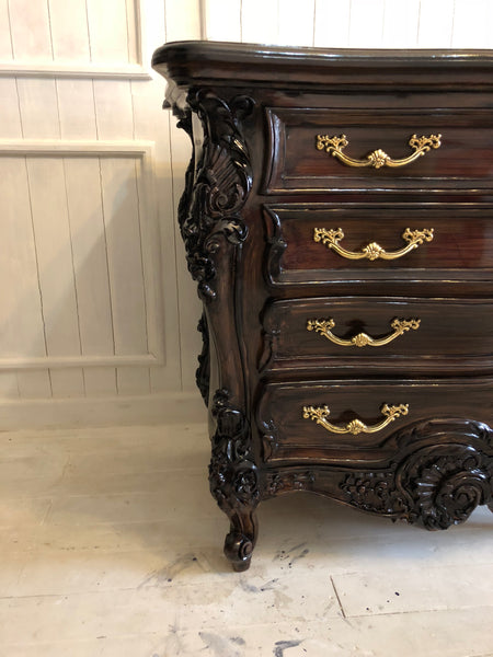 Commode inspired by rococo from the palaces of Louis XV