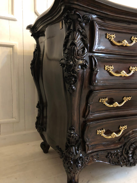 Commode inspired by rococo from the palaces of Louis XV