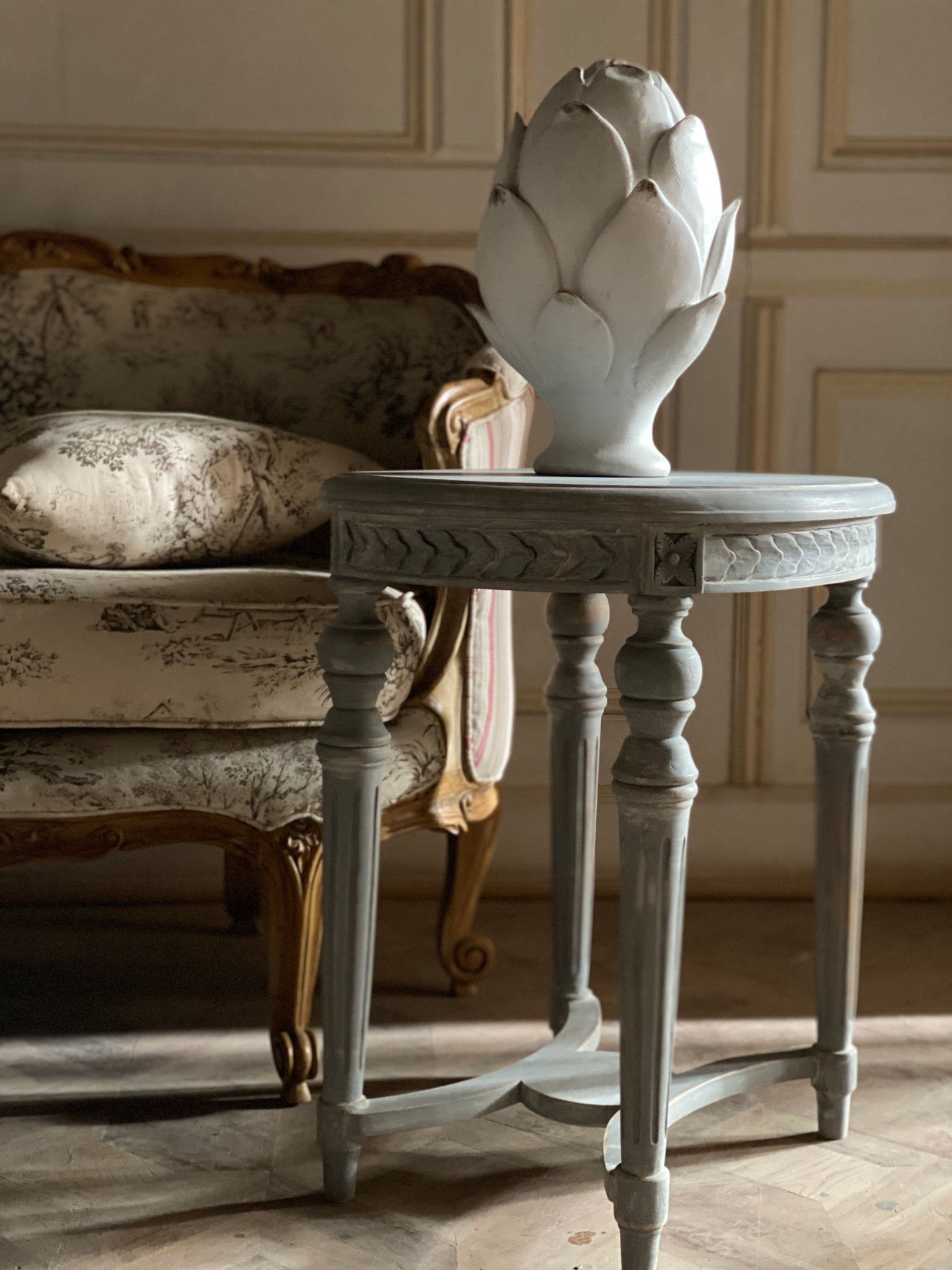 Provençal Louis XVI side table