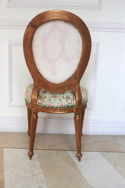 Chair iconised by Louis XVI, side chair