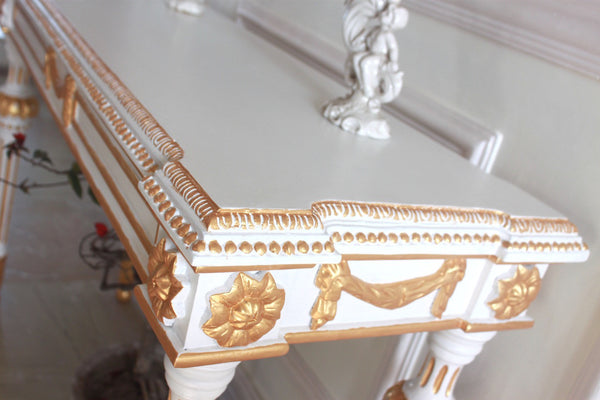 Console table inspired by classic Louis XVI