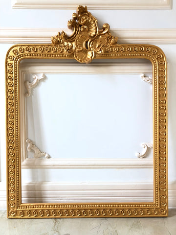 Frame perfect for vanity with reverse rocailles