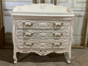 Louis XV commode customised as a changing station