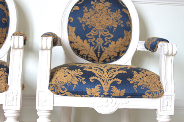Classic Louis XVI petit armchair for children suitable for work desk or study