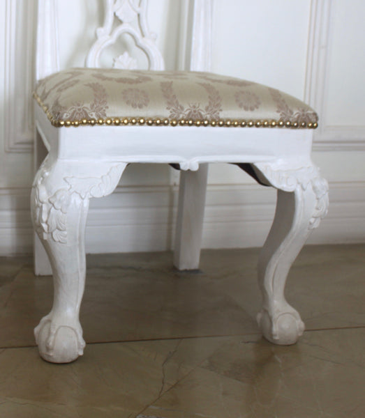 Petit chair inspired by Thomas Chippendale