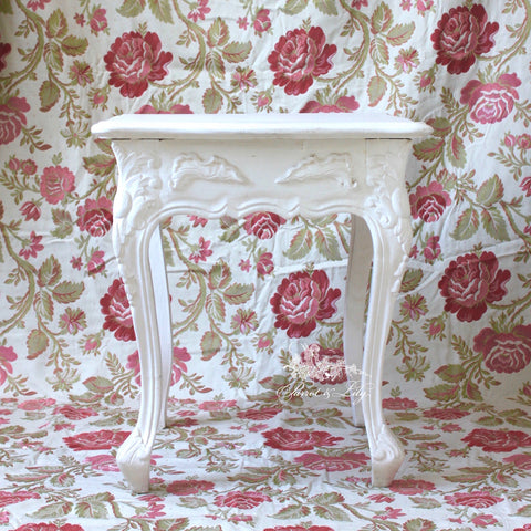 Side tables with exquisite carving inspired by Louis XV