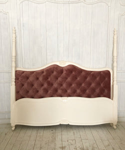 Louis XV delicate silhouette bed with two posters