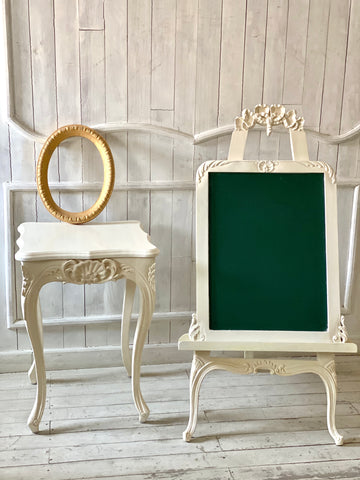 Easel with a ribbon from The Unfurling