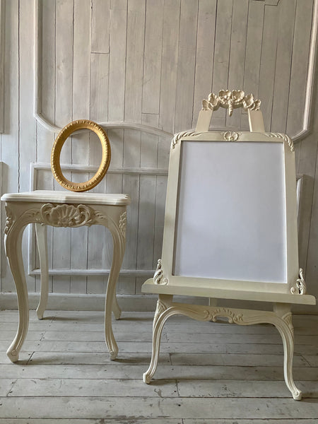 Easel with a ribbon from The Unfurling