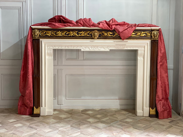 Fire place mantle surround of Louis XV era