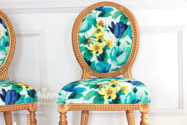Chair iconised by Louis XVI, side chair