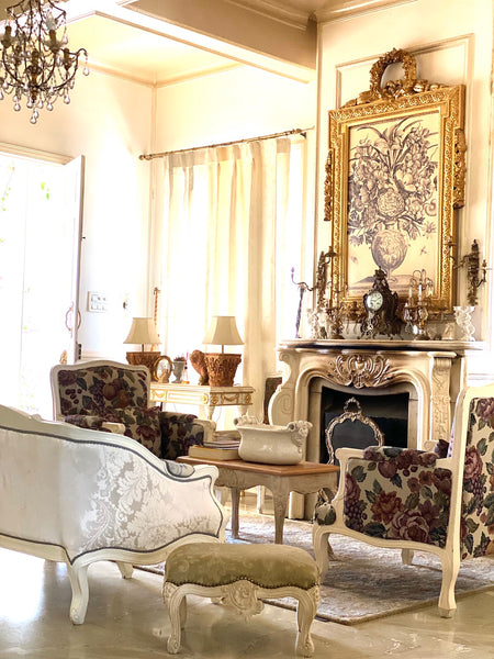 Fire place mantle surround of Louis XV era