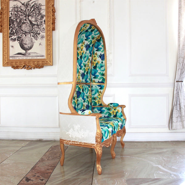 Balloon chair sofa inspired by Louis XV