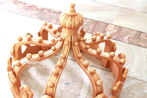 Stunning full circle 'ciel de lit' bed crown