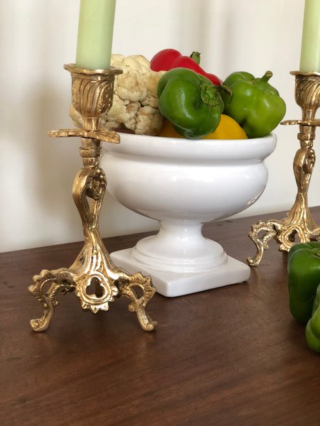 Candelabra of exquisite rococo details