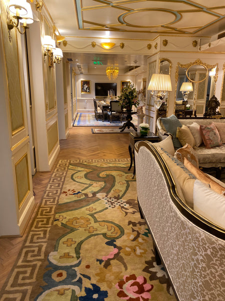 Sofa of simple Louis XVI sensibilities