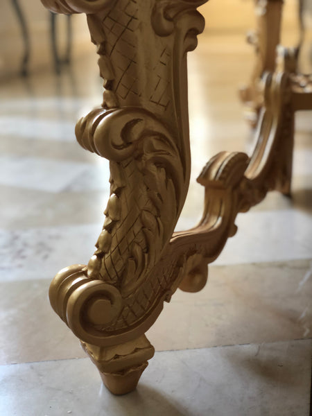 Console table inspired by Frederician rococo era