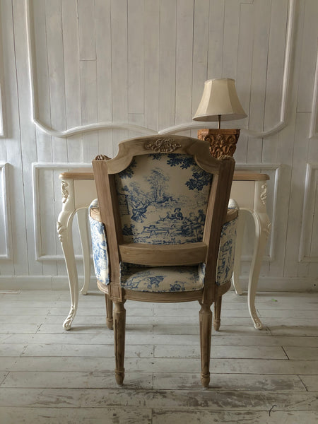 Louis XVI square back armchair