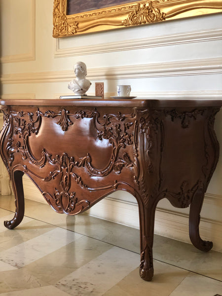Louis XV style bureau / desk in rosewood