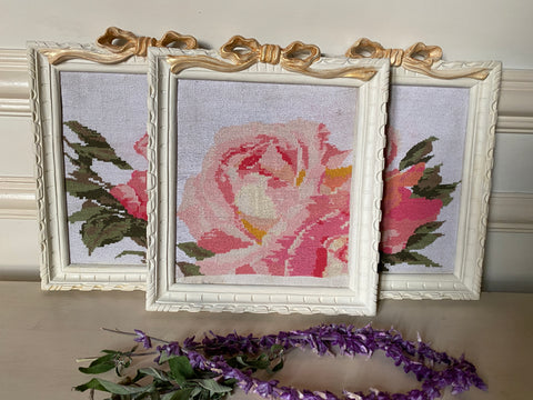The Unfurling frame with a single long ribbon